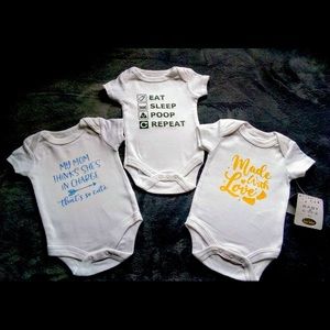 0-3 month baby onesies
